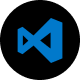 logo del editor Visual Studio Code